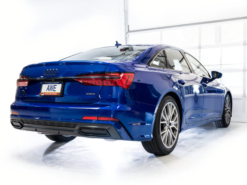 AWE Tuning Audi 2019-2023 C8 A6/A7 3.0T Touring Edition Cat-Back Exhaust- Turn Downs Catback AWE Tuning