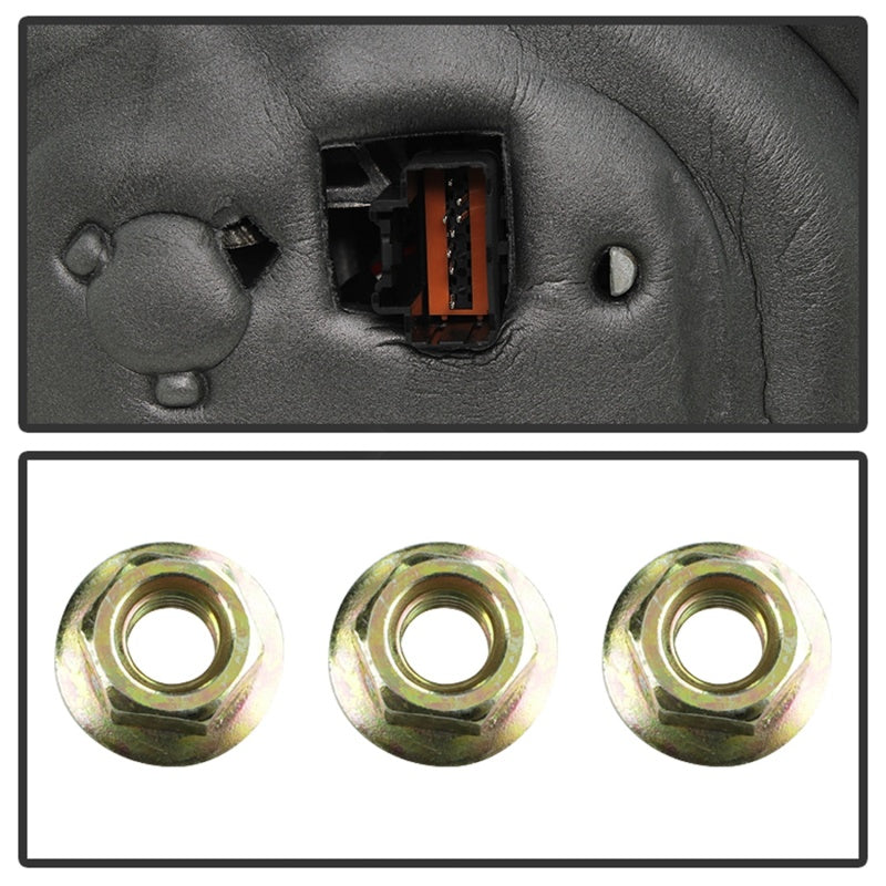 xTune Ford F150 07-14 Power Heated Amber LED Signal Telescoping Mirror Left MIR-FF15007S-PWH-AM-L Side Mirrors SPYDER