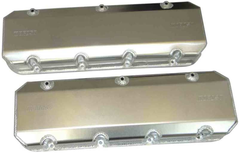 Moroso Brodix SR20/Dart Pro1 Valve Cover - 3in - Exhaust Pockets/Intake Tubes - Aluminum - Pair Valve Covers Moroso