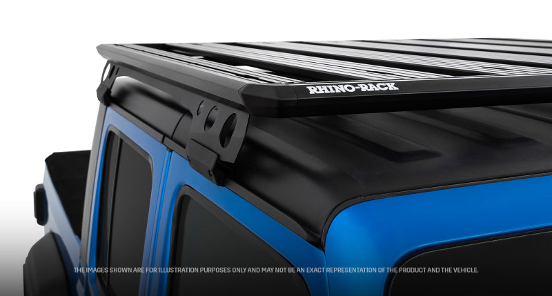 Rhino-Rack Jeep Overlanding Kit with Gutter Backbone Roof Rack Rhino-Rack