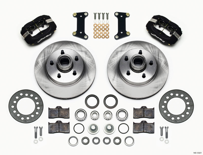 Wilwood Forged Dynalite Front Kit 11.88in 1 PC Rotor&Hub Buick 1941-1956 Big Brake Kits Wilwood