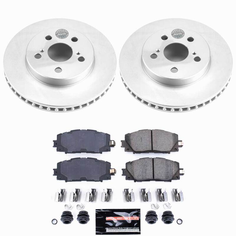 Power Stop 20-22 Toyota Corolla Front Z23 Coated Brake Kit Brake Kits - Performance D&S PowerStop