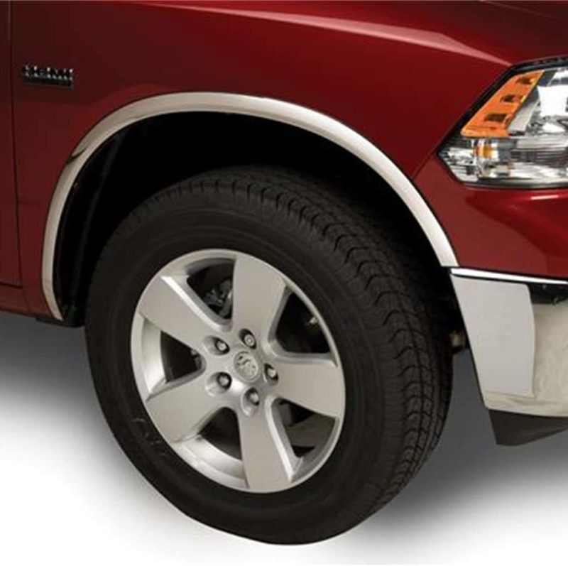 Putco 09-18 Ram 1500 - Hemi and Non-Hemi (Fits Rams w/ chromed Front bumpers) SS Fender Trim Exterior Trim Putco