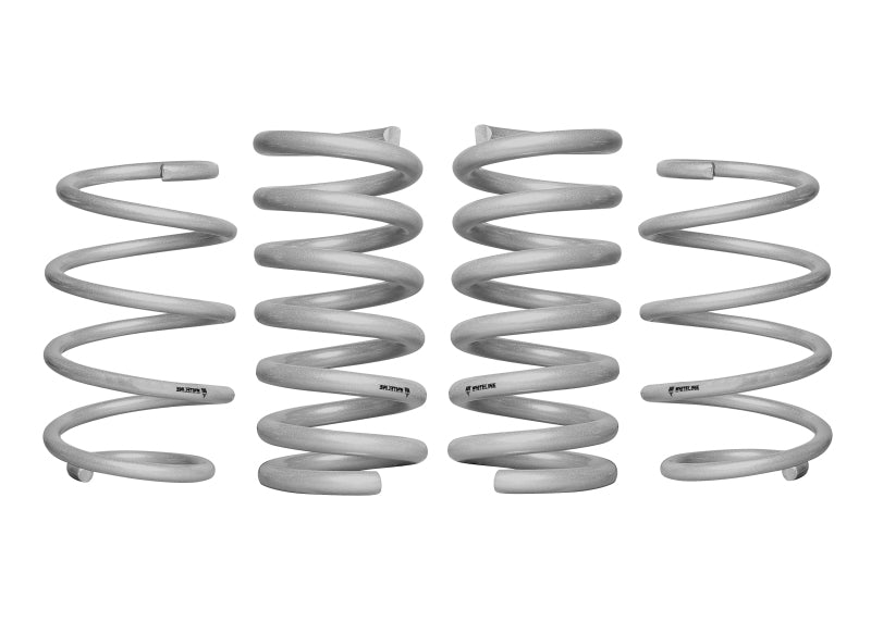 Whiteline 15-20 Ford Mustang Lowered Front & Rear Coil Springs Spring Insulators Whiteline