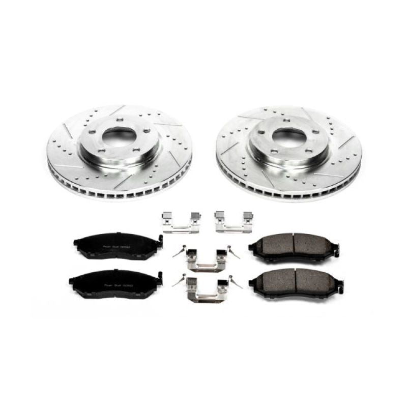 Power Stop 03-04 Infiniti M45 Front Z23 Evolution Sport Brake Kit Brake Kits - Performance D&S PowerStop