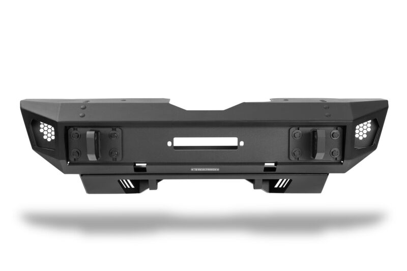 Go Rhino 18-26 Jeep Wrangler JL/JLU (Excl. LED Fog Lights) Trailline Front Stubby Bumper - Tex. Blk Bumpers - Steel Go Rhino
