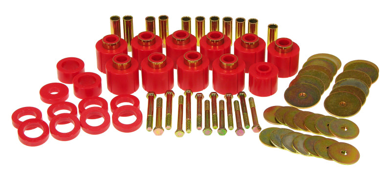 Prothane 80-86 Jeep CJ5/7 Body Mount - Red Bushing Kits Prothane