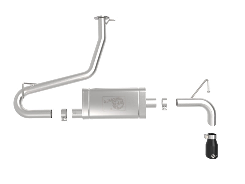 aFe Takeda 2.5in 304 SS Axle-Back Exhaust w/ Black Tips 18-22 Hyundai Kona L4-1.6L (t) AWD Axle Back aFe