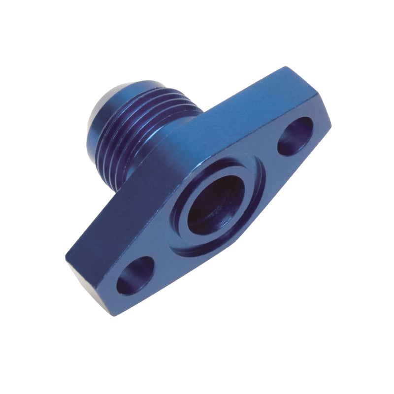 Russell Performance -10 AN Blue Oil Drain to Male Fitting (Includes Viton O-ring) Fittings Russell