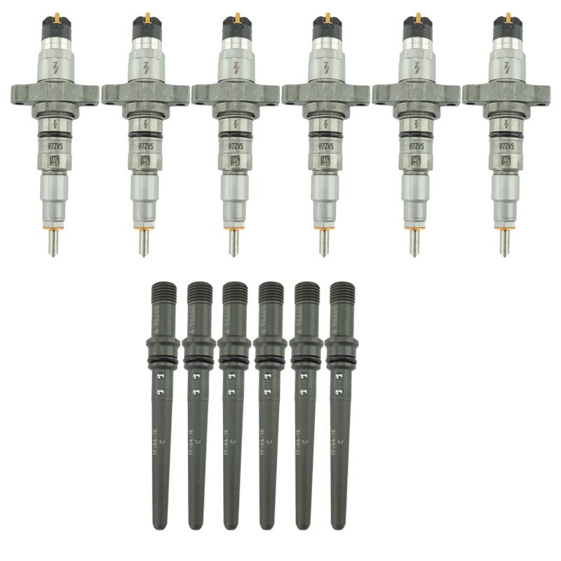 Industrial Injection 04.5-07 Dodge Cummins 5.9L Reman Stock Injector w/ Connecting Tubes Fuel Injectors - Diesel Industrial Injection