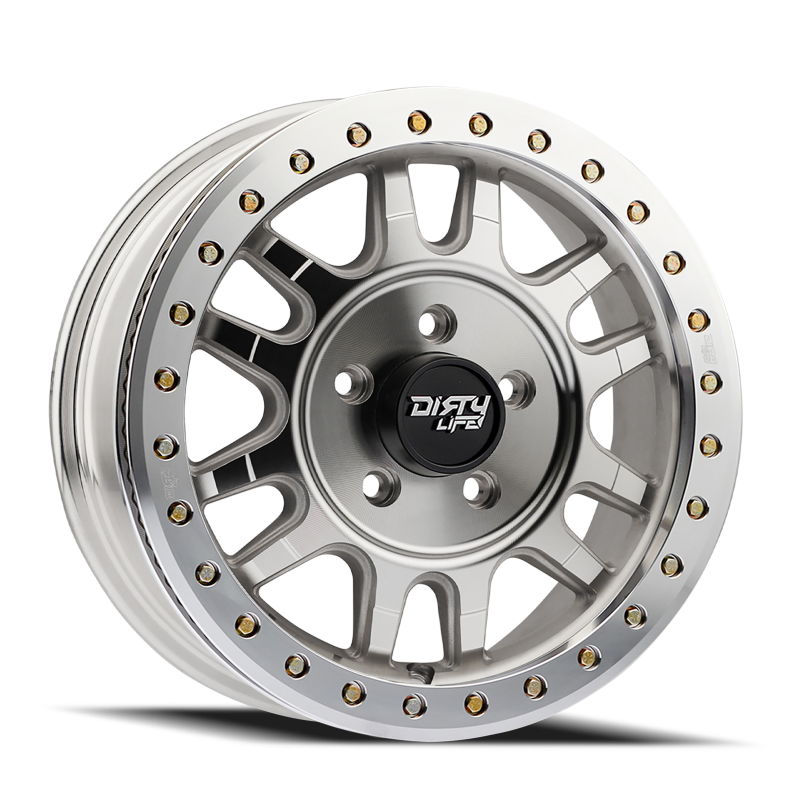 Dirty Life 9309R Canyon Pro 15x7 4x137 13mm Offset/106.25mm Hub Machined - Beadlock Wheels - Cast Dirty Life