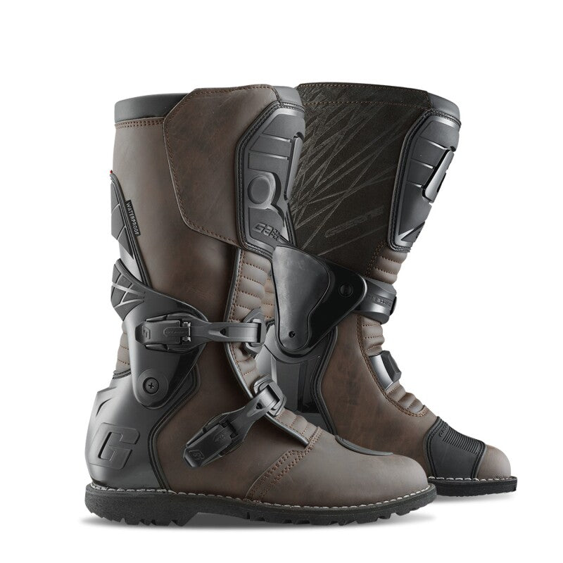 Gaerne G.Dakar Aquatech Boot Brown Size - 9.5 Motorcycle Boots Gaerne