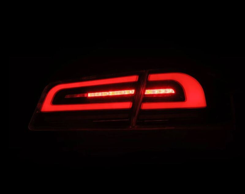 AlphaRex 12-21 Tesla Model S LUXX-Series LED Tail Lights - Black/Red Tail Lights AlphaRex