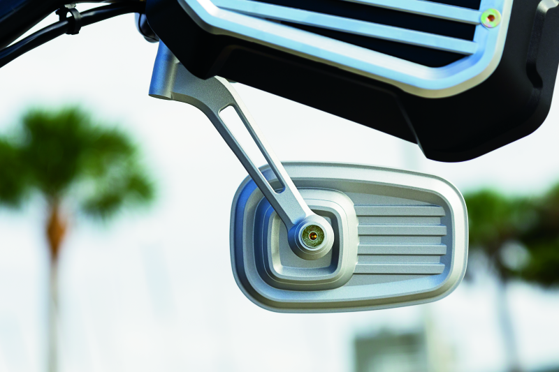 Kuryakyn Dillinger Mirrors Silver Rear View Mirrors Kuryakyn