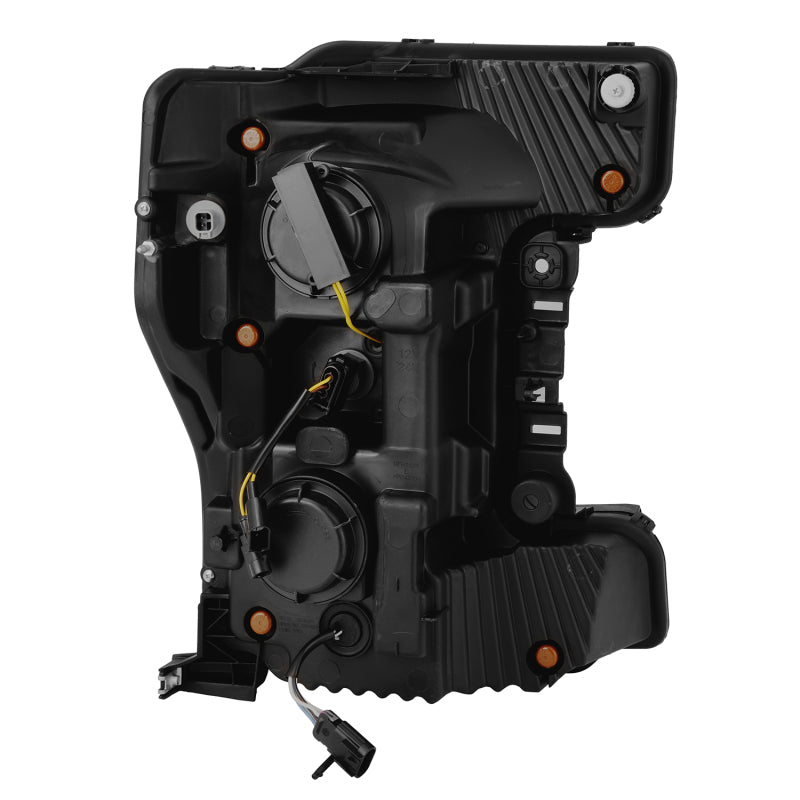 AlphaRex 17-19 Ford F-250/350/450/550 Super Duty LUXX-Series LED Proj Headlights Blk w/SS & SBDRL Headlights AlphaRex