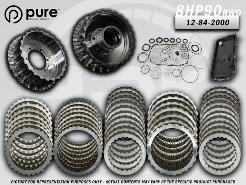 Pure Drivetrain 8HP90 High Performance Transmission Hard Parts Kit - RWD - Stage 2 Transmission Rebuild Kits Pure Drivetrain Solutions