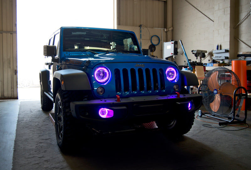 Oracle 07-16 Jeep Wrangler JK SMD HL - ColorSHIFT w/ BC1 Controller Headlights ORACLE Lighting
