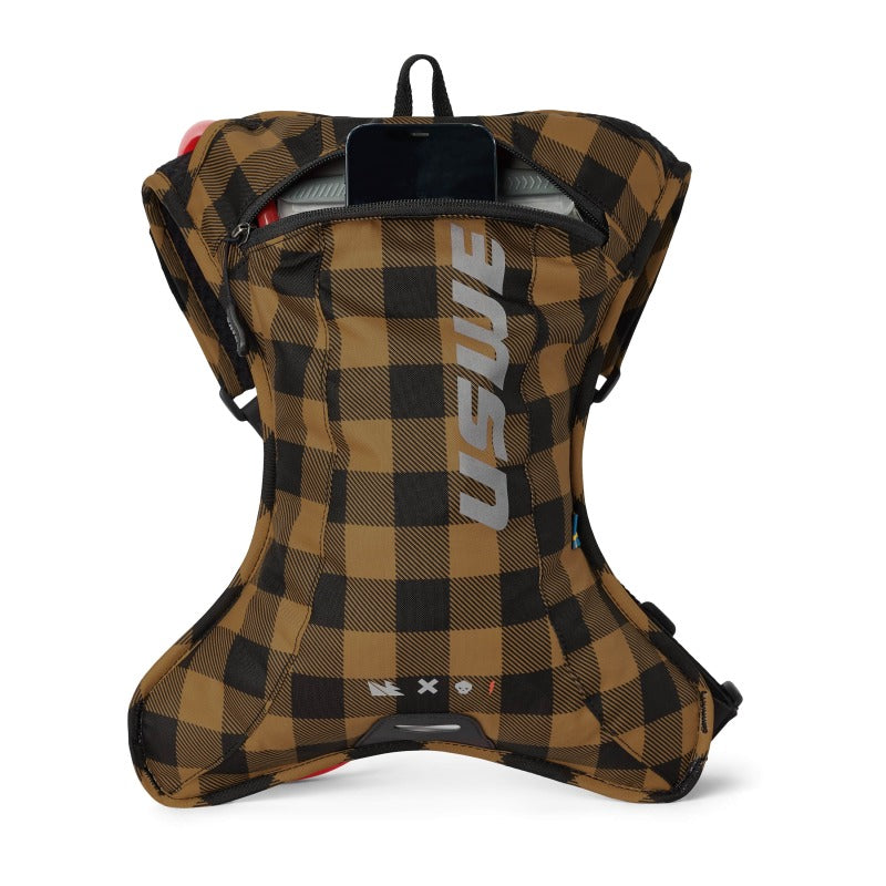 USWE Outlander Hydration Pack 2L - Flannel Bronze/Black Bags - Hydration Packs USWE