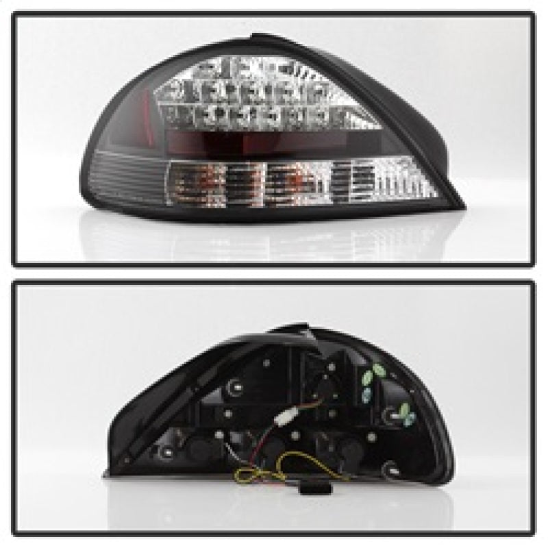 Spyder Pontiac Grand AM 99-05 LED Tail Lights Black ALT-YD-PGAM99-LED-BK Tail Lights SPYDER