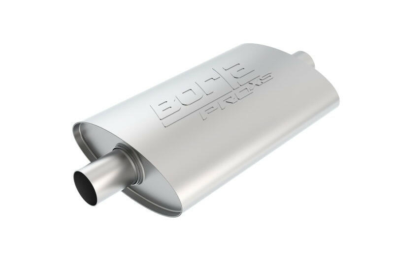 Borla Universal Pro-XS 2.5in Inlet//Outlet Center/Center Muffler Muffler Borla