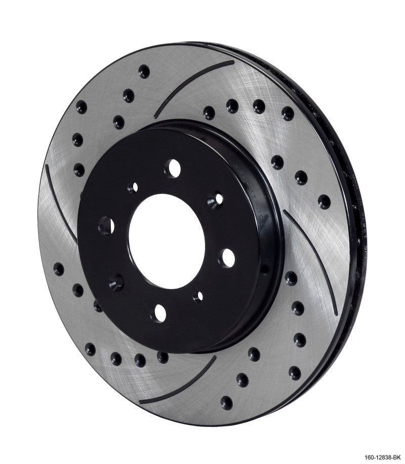 Wilwood Rotor-.68in Offset-SRP-BLK-Drill-RH 10.32 x .83 - 4 x 3.93 Brake Rotors - 2 Piece Wilwood