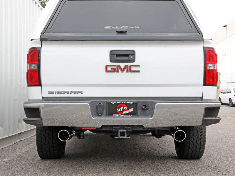 aFe Apollo GT Series Cat-Back Exhaust GM Trucks 09-18 V6-4.3L/V8-4.8/5.3L-Dual Rear Exit Polish Tips Catback aFe