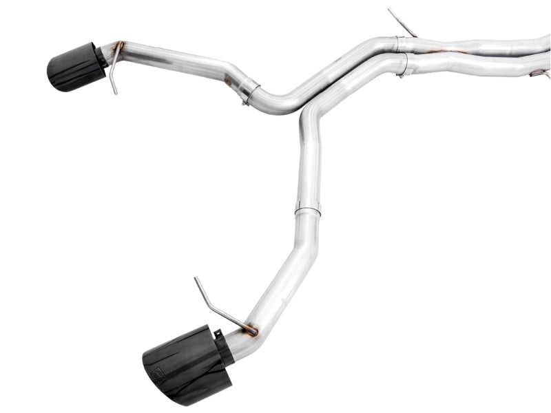AWE Tuning Audi B9.5 RS5 Sportback Non-Resonated Track Edition Exhaust - RS-Style Diamond Blk Tips Catback AWE Tuning