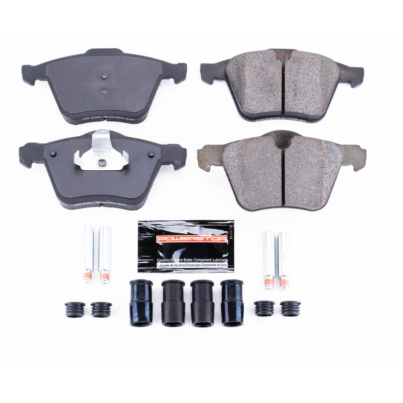Power Stop 15-17 Volvo S60 Front Z23 Evolution Sport Brake Pads w/Hardware Brake Pads - Performance PowerStop