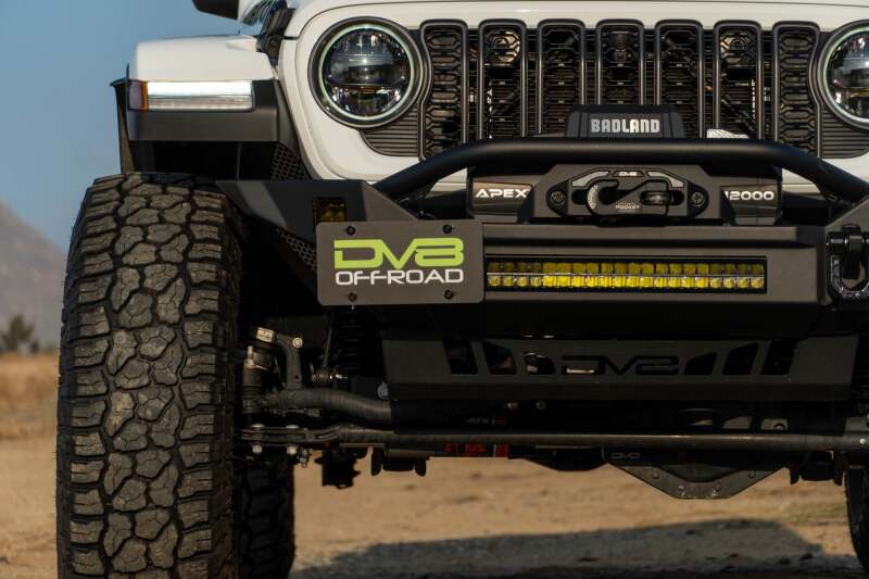 DV8 Offroad Universal Quick Release D-Ring License Plate Mount License Plate Relocation DV8 Offroad