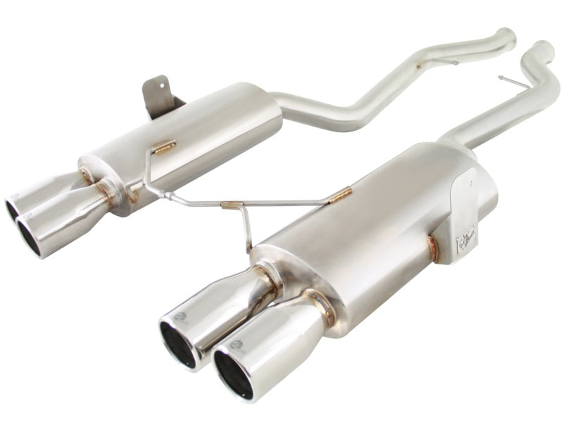 aFe MACHForce XP Exhaust Cat-Back 2.5in Dia SS-304 Polished Tips 07-13 BMW M3 (E92/93) V8 4.0L Catback aFe