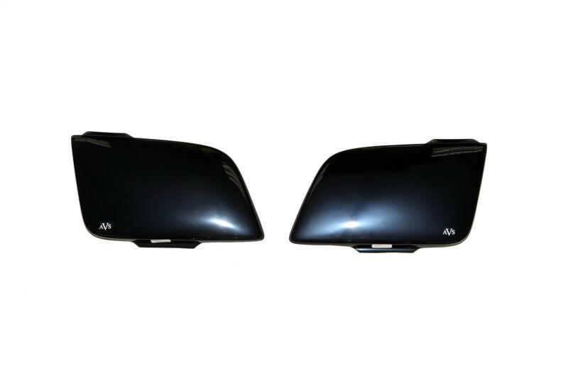 AVS 05-09 Ford Mustang (Excluding GT 500) Headlight Covers - Smoke Light Covers and Guards AVS