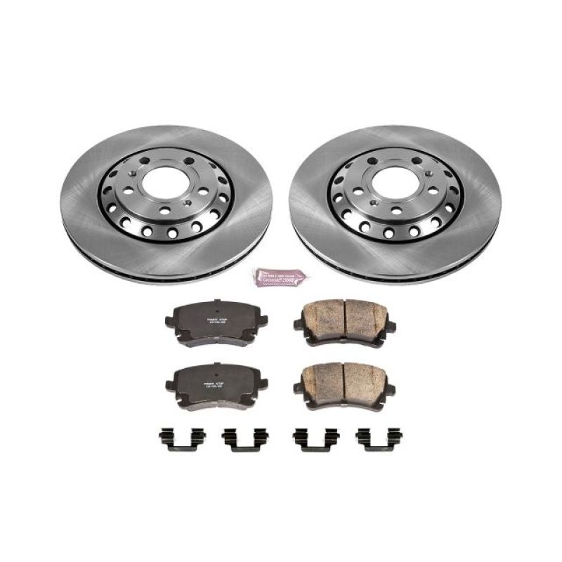 Power Stop 03-10 Audi A8 Quattro Rear Autospecialty Brake Kit Brake Kits - OE PowerStop