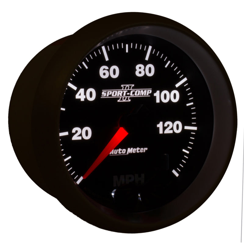 Autometer Sport-Comp II 3-3/8in 0-140MPH In-Dash Electronic GPS Programmable Speedometer Gauges AutoMeter