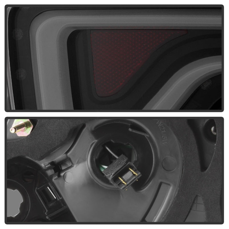 xTune 14-18 Chevy Impala (Excl 14-16 Limited) LED Tail Lights - Black Smoke (ALT-JH-CIM14-LBLED-BSM) Tail Lights SPYDER