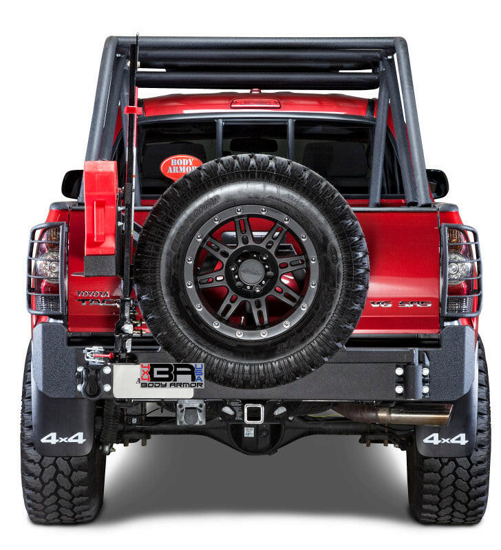 Body Armor 4x4 05-15 Toyota Tacoma Pro Series Tire Carrier Fits TC-2961 Only Spare Tire Carriers Body Armor 4x4