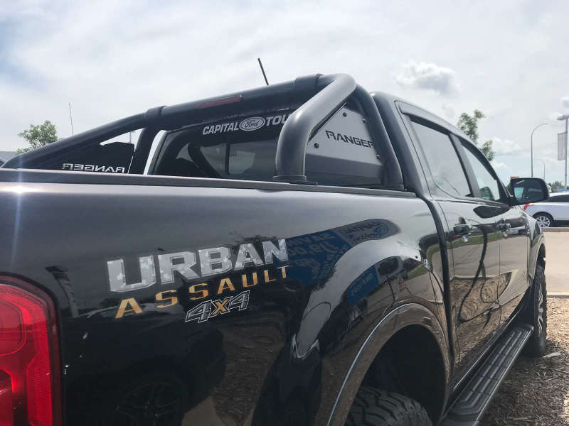 EGR 2019+ Ford Ranger Black Powder Coat S-Series Sports Bar (w/o Side Plates) Headache Racks EGR