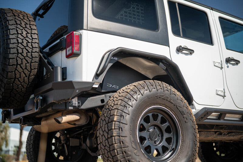 DV8 Offroad 07-18 Jeep Wrangler JK Rear Inner Fender - Satin Black Fenders DV8 Offroad