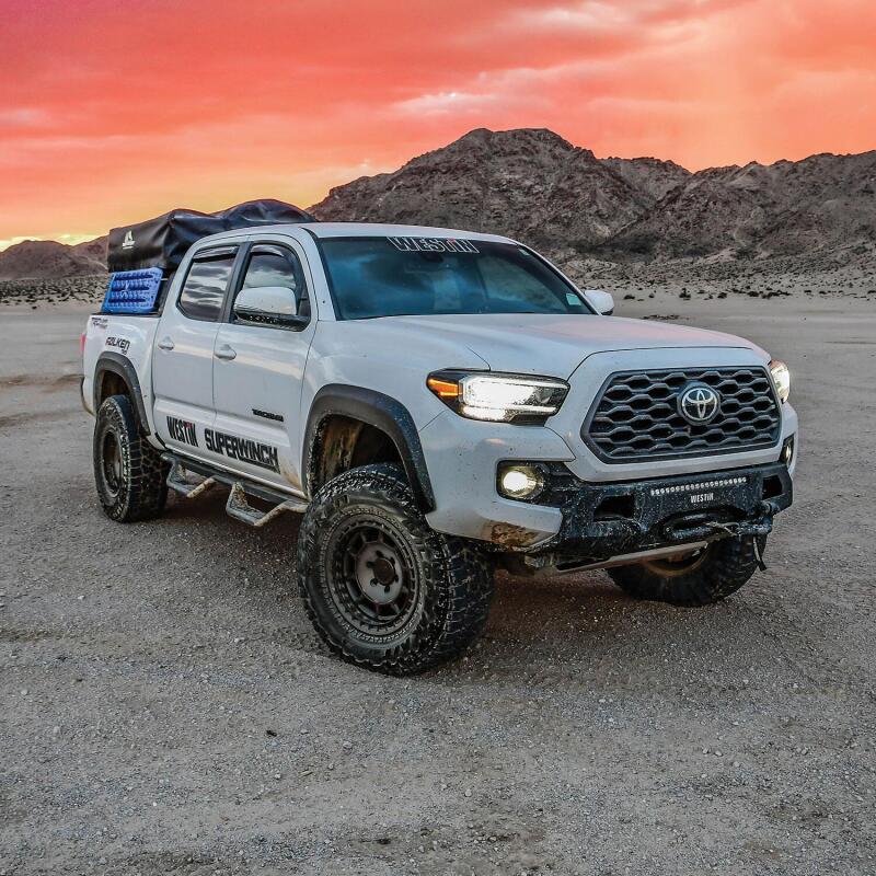 Westin 16-23 Toyota Tacoma Pro-Series Mid Width Front Bumper - Textured Black Bumpers - Steel Westin