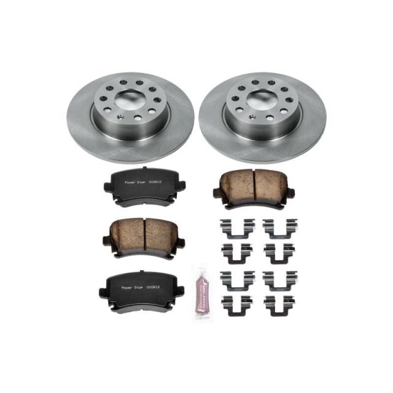 Power Stop 2013 Audi A3 Quattro Rear Autospecialty Brake Kit Brake Kits - OE PowerStop