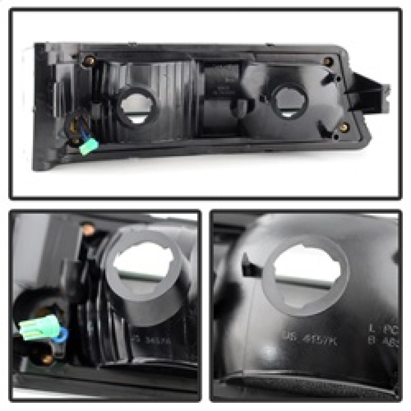 xTune Chevy Silverado 03-06 / Avalanche 02-06 LED Bumper Lights Chrome CBL-JH-CS03-LED-C Sidemarkers & Indicators SPYDER