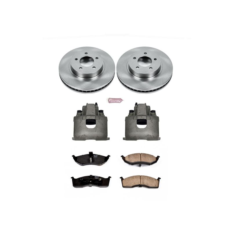 Power Stop 98-04 Chrysler Concorde Front Autospecialty Brake Kit w/Calipers Brake Kits - OE PowerStop