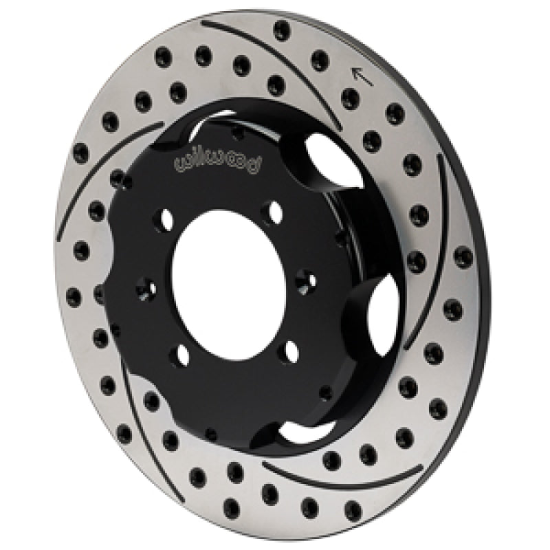 Wilwood Pro-Matrix Rear Kit Drilled 01-05 Mazda Miata Sport Brake Rotors - 2 Piece Wilwood