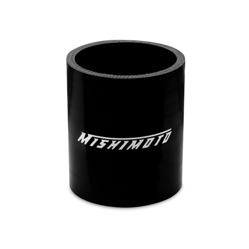 Mishimoto 2.25 Inch Black Straight Coupler Silicone Couplers & Hoses Mishimoto