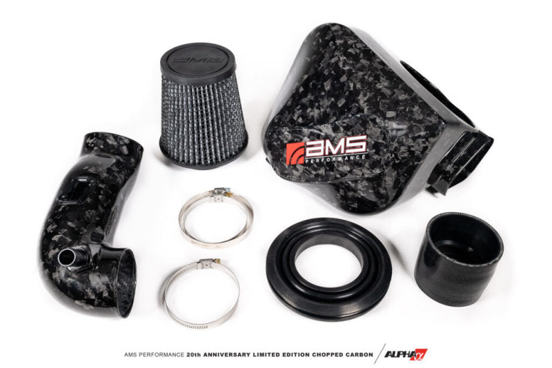 AMS Performance 2020+ Toyota Supra A90 Chopped CF Cold Air Intake System (Does Not Fit w/ Strut Bar) Cold Air Intakes AMS