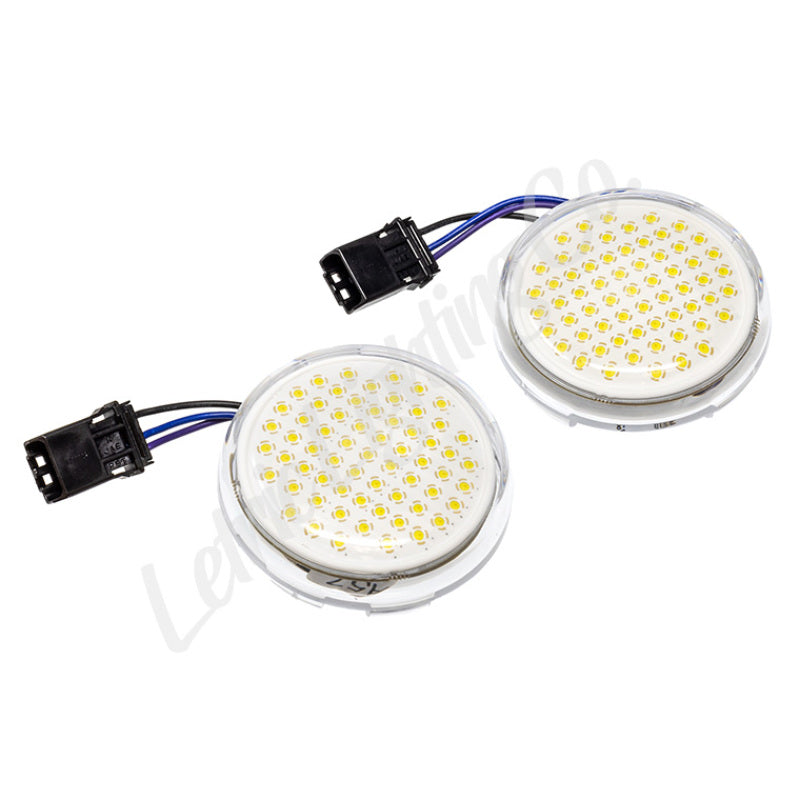 Letric Lighting Cvo Dlx Switchbacks Wht/Amb Light Accessories and Wiring Letric Lighting