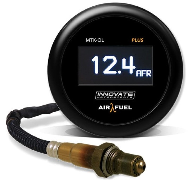 Innovate MTX-OL PLUS Wideband Digital Air/Fuel Ratio OLED Gauge Kit 3ft w/O2 Sensor Gauges Innovate Motorsports