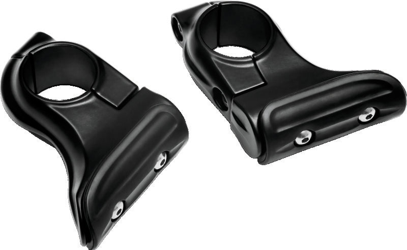Kuryakyn Toe Rest Cruise Pegs Satin Black (Pair) Footpegs Kuryakyn
