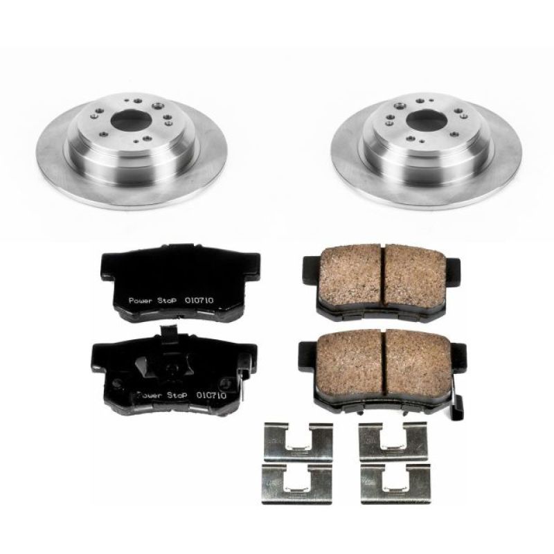 Power Stop 10-11 Honda Accord Crosstour Rear Autospecialty Brake Kit Brake Kits - OE PowerStop