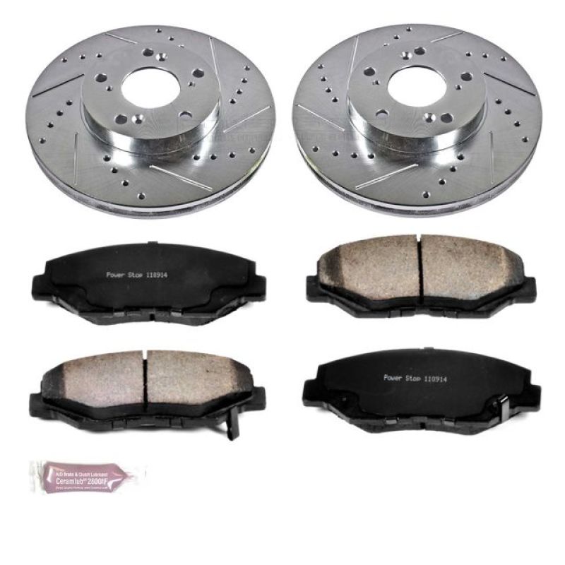 Power Stop 14-15 Acura ILX Front Z36 Truck & Tow Brake Kit Brake Kits - Performance D&S PowerStop
