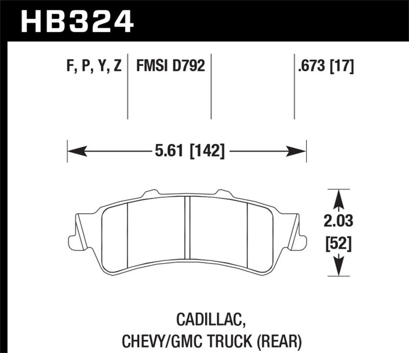 Hawk Super Duty Street Brake Pads Brake Pads - Performance Hawk Performance